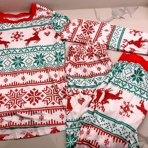 SOLD *************Matching family Christmas pyjamas